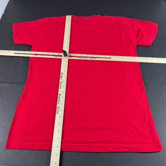 2019 Billie Eilish Band Shirt Adult Medium Red & Yellow Photo Short Sleeve Tee - Picture 7 of 10